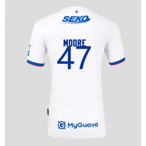 Fotbalové Dres Rangers Mikey Moore #47 Venkovní Oblečení 2025-26 Krátký Rukáv